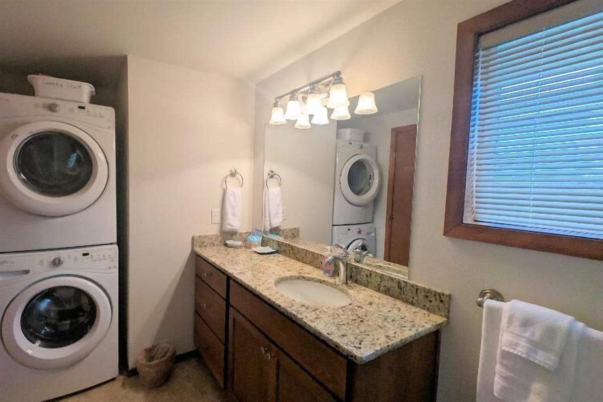 laundry in bathroom #!