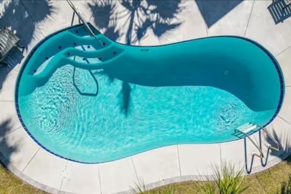 Private, heated, fenced pool