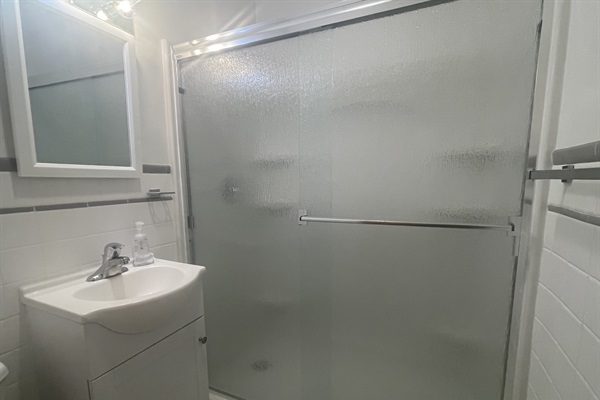 Bathroom on the main level.