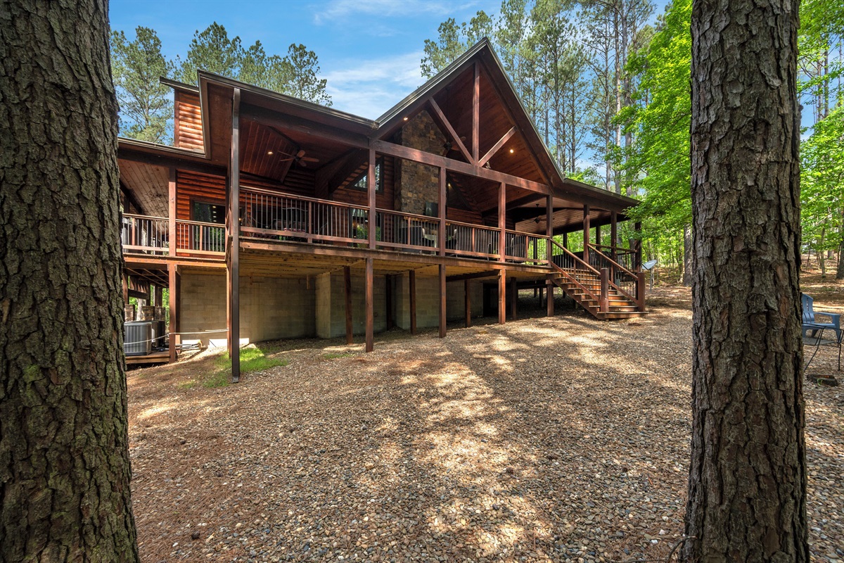 View from the back of the property