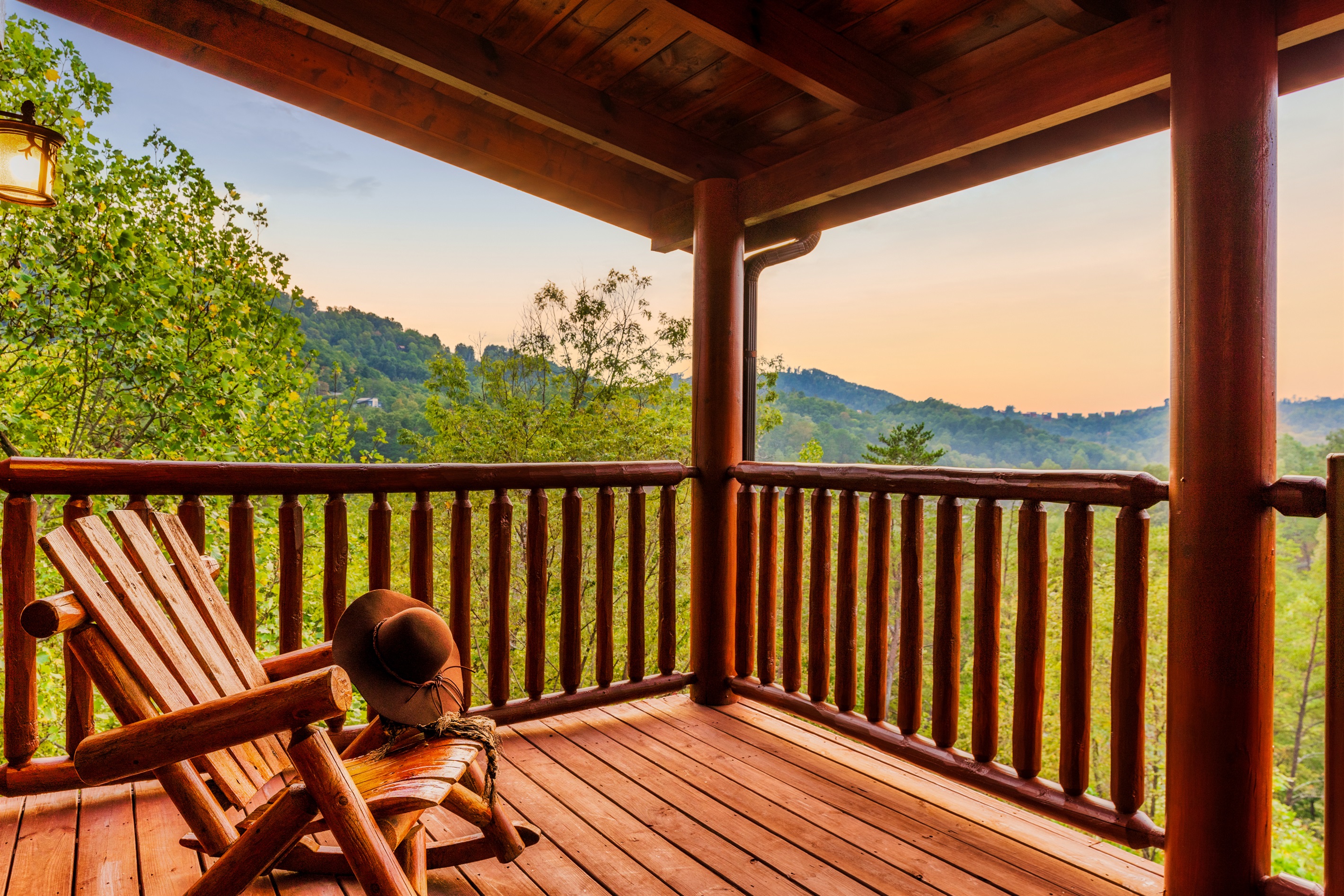 Deck off the Buffalo Room.