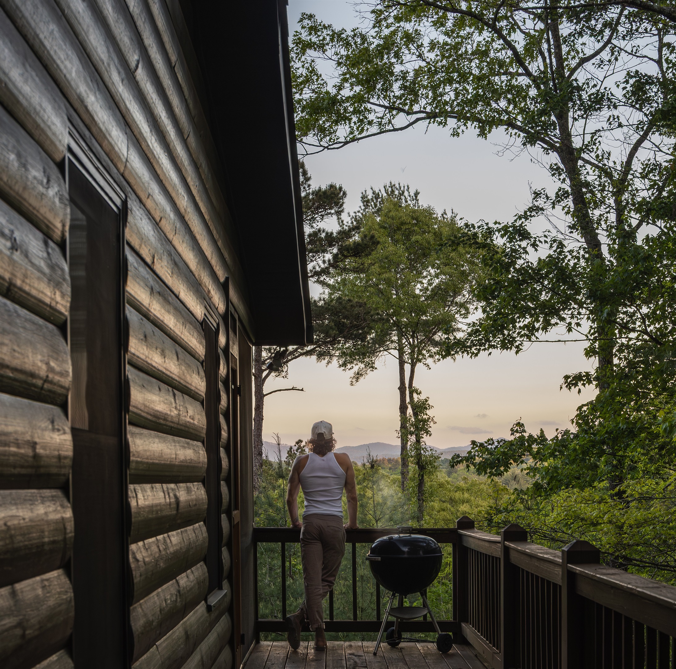 Take in the layered mountain views from the moment you arrive.