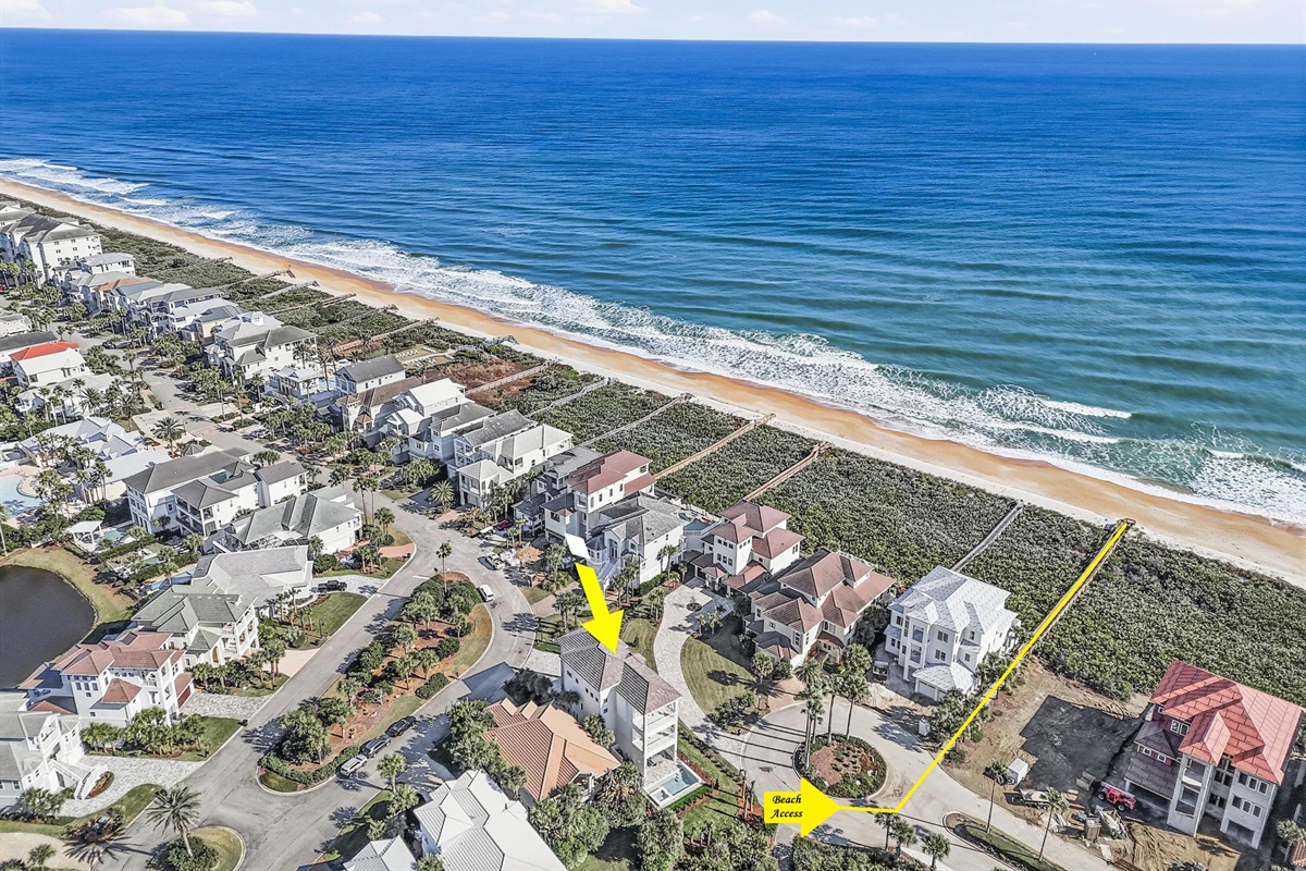 You’re not “near” the beach—you’re literally 10 seconds from it. Grab the kids, cross the dunes, and be toes-in-the-sand in just seconds. Then come home for pool time, dinner on the patio, and one more sunset walk before bed.
