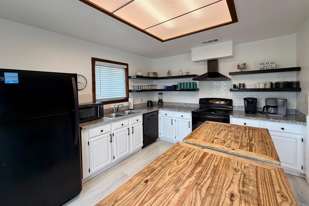 Fully equipped kitchen!