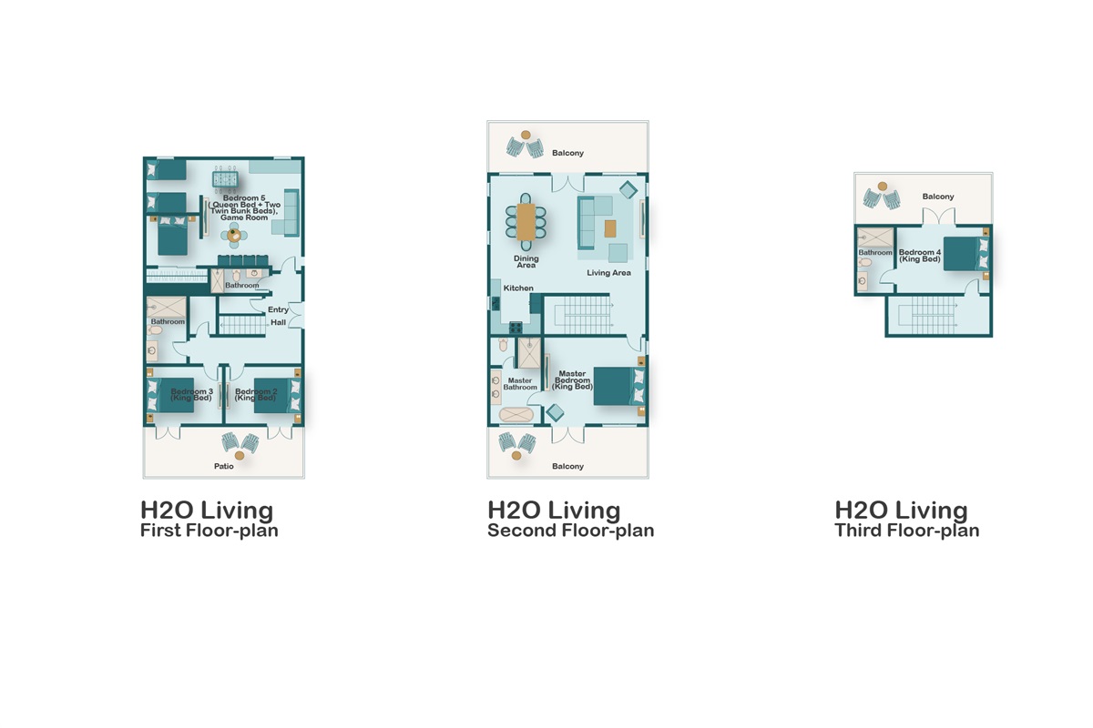 Floorplan for H20 Living.