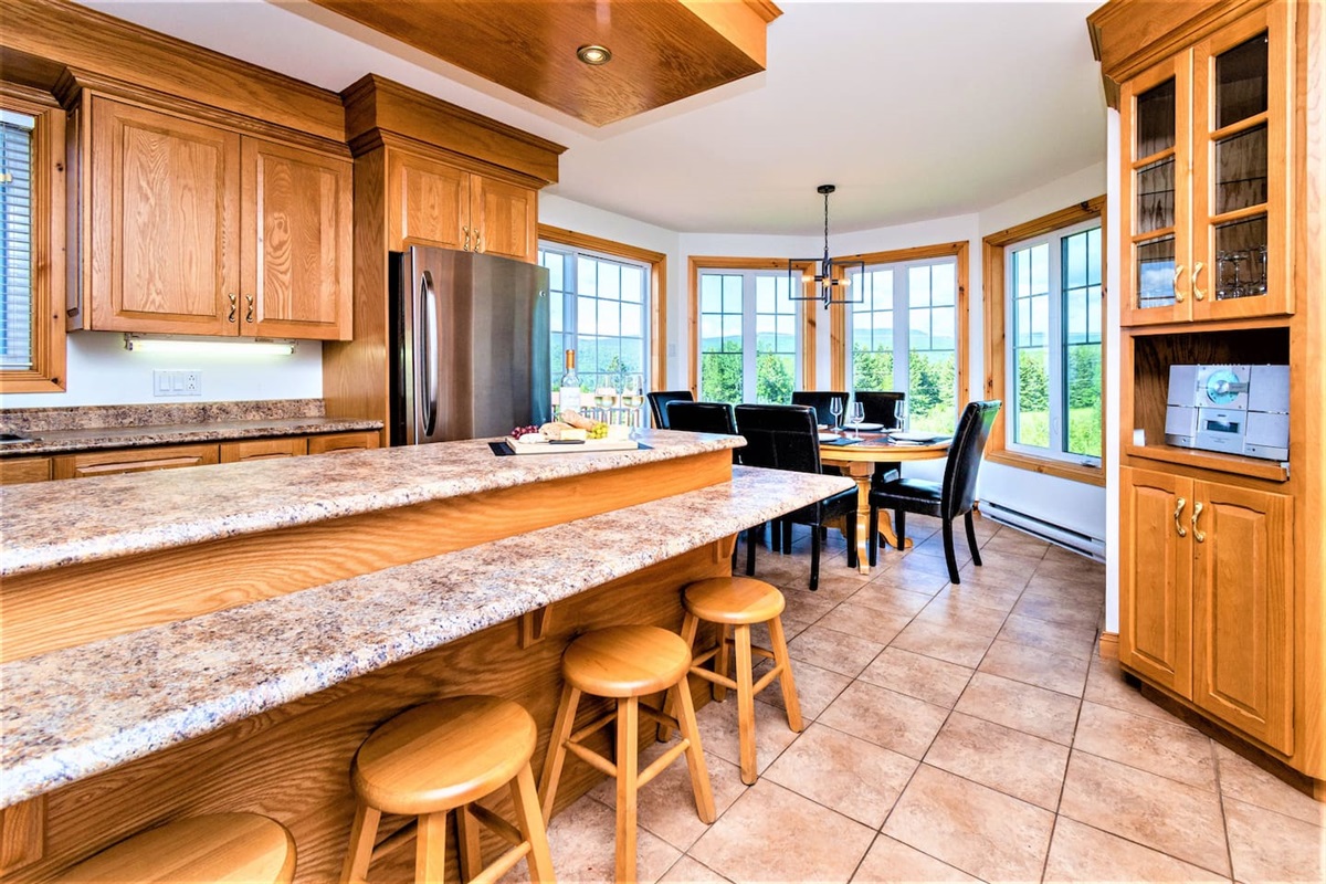 Your cozy little kitchen away from home.