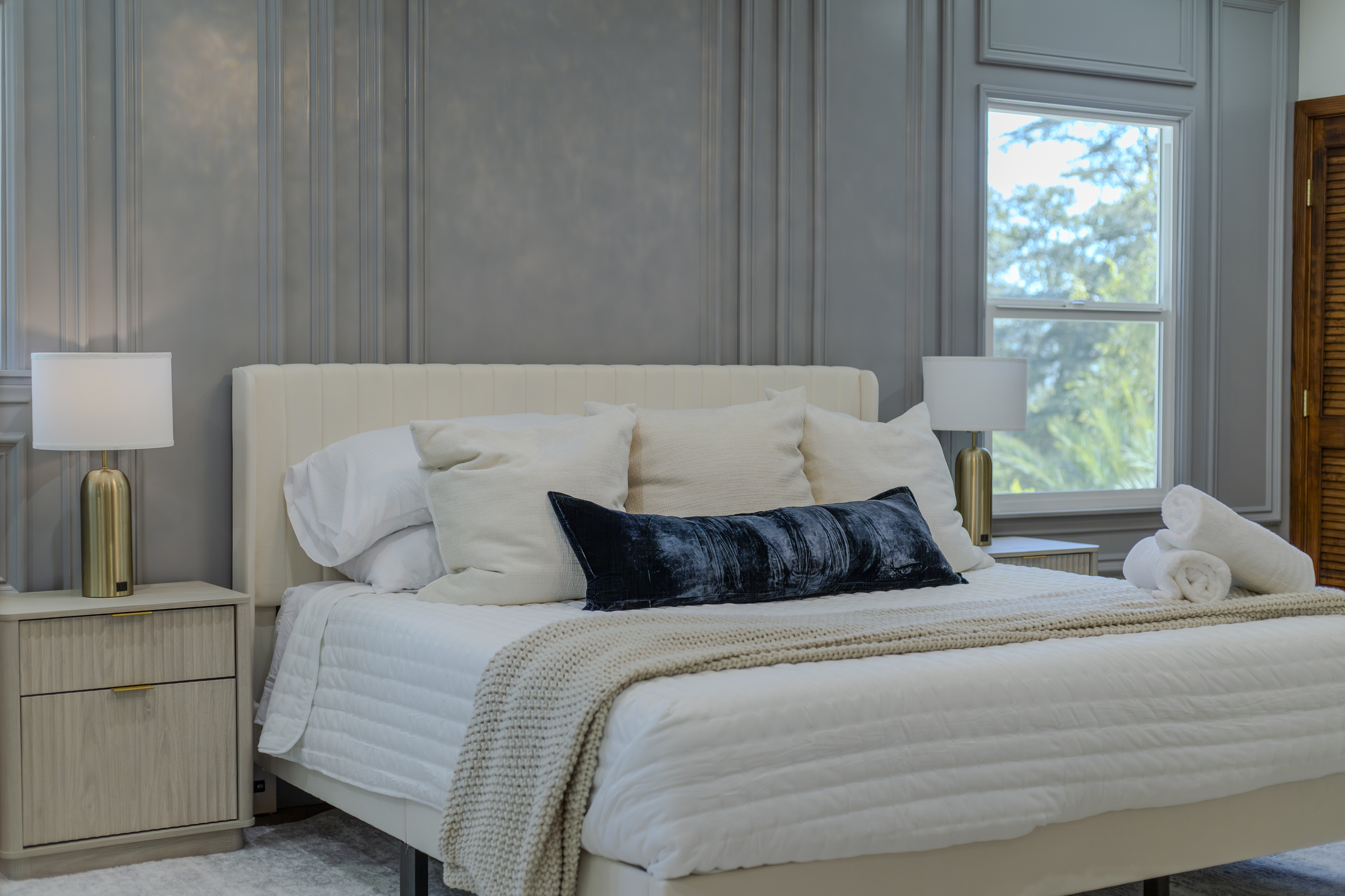 This peaceful bedroom is your perfect escape after a day of exploring.