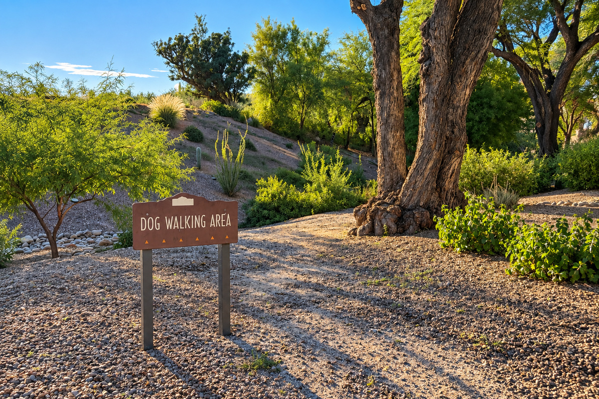 Ventana Getaway is a dog-friendly escape, with scenic walking paths throughout The Greens at Ventana Canyon community. Take your furry friend on peaceful strolls through lush landscapes, complete with convenient waste-stations for easy cleanup.
