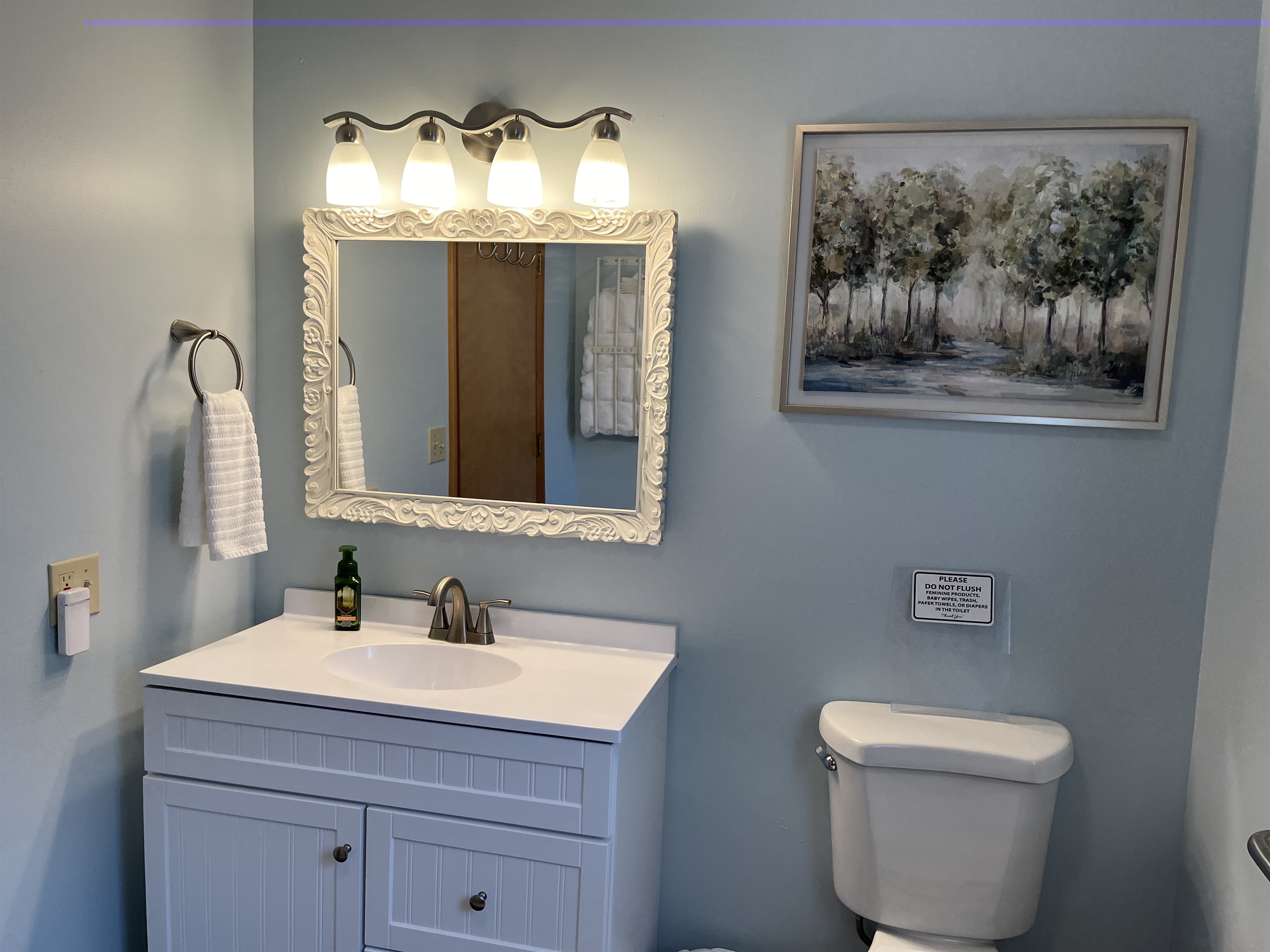 1st floor bathroom off hallway