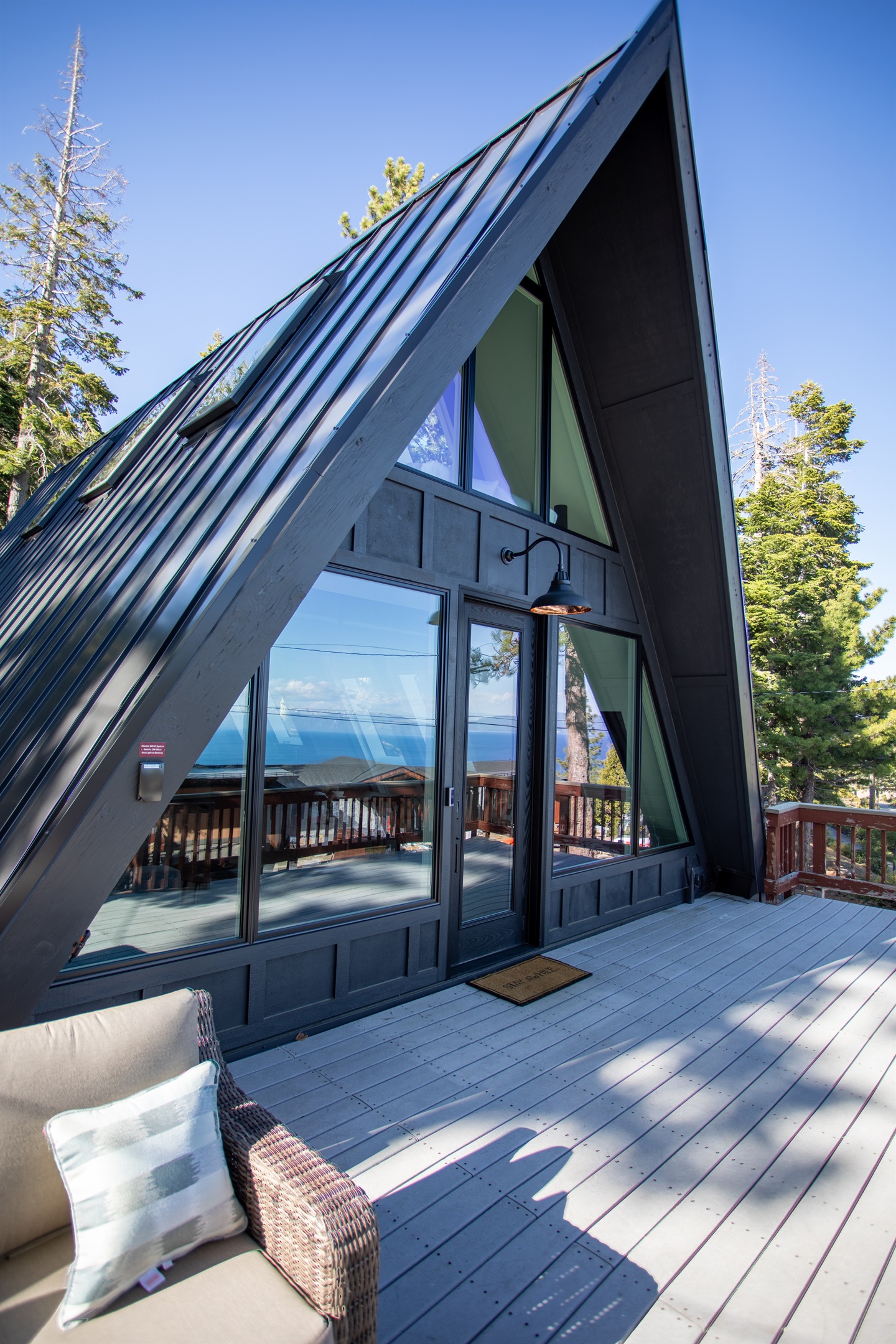 A modern take on the classic A-Frame architecture.