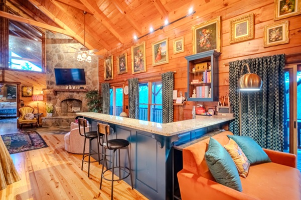 Open-concept great room