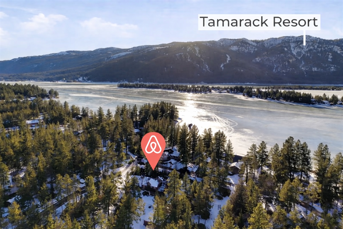 Lake access and stunning views located our the front door. 