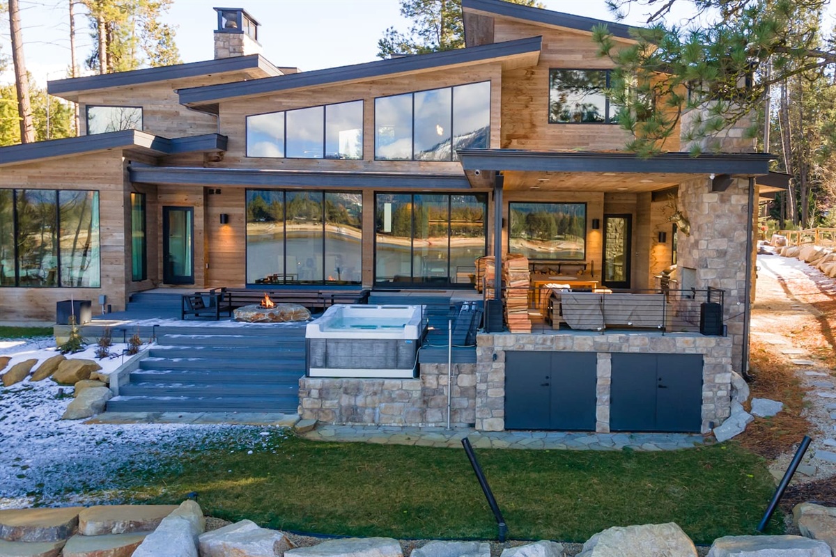 A warm welcome from this beautifully designed home