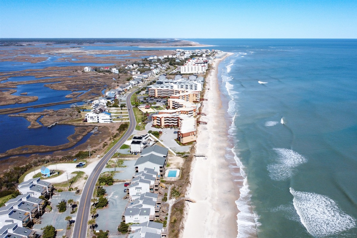 North Topsail Beach, looking north