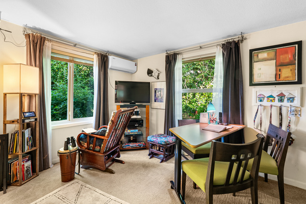 Another angle of the River Room — settle in and stay a while.
