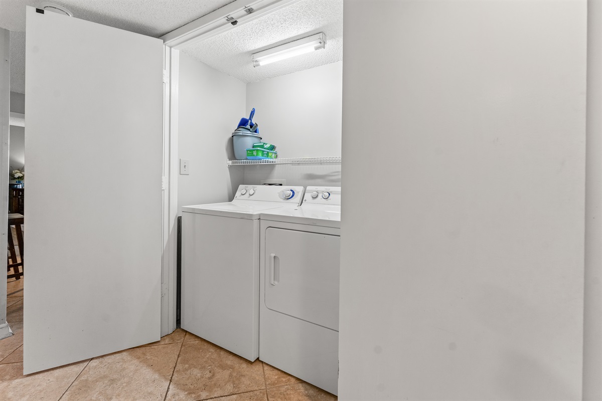 Washer and Dryer for your use while  you here