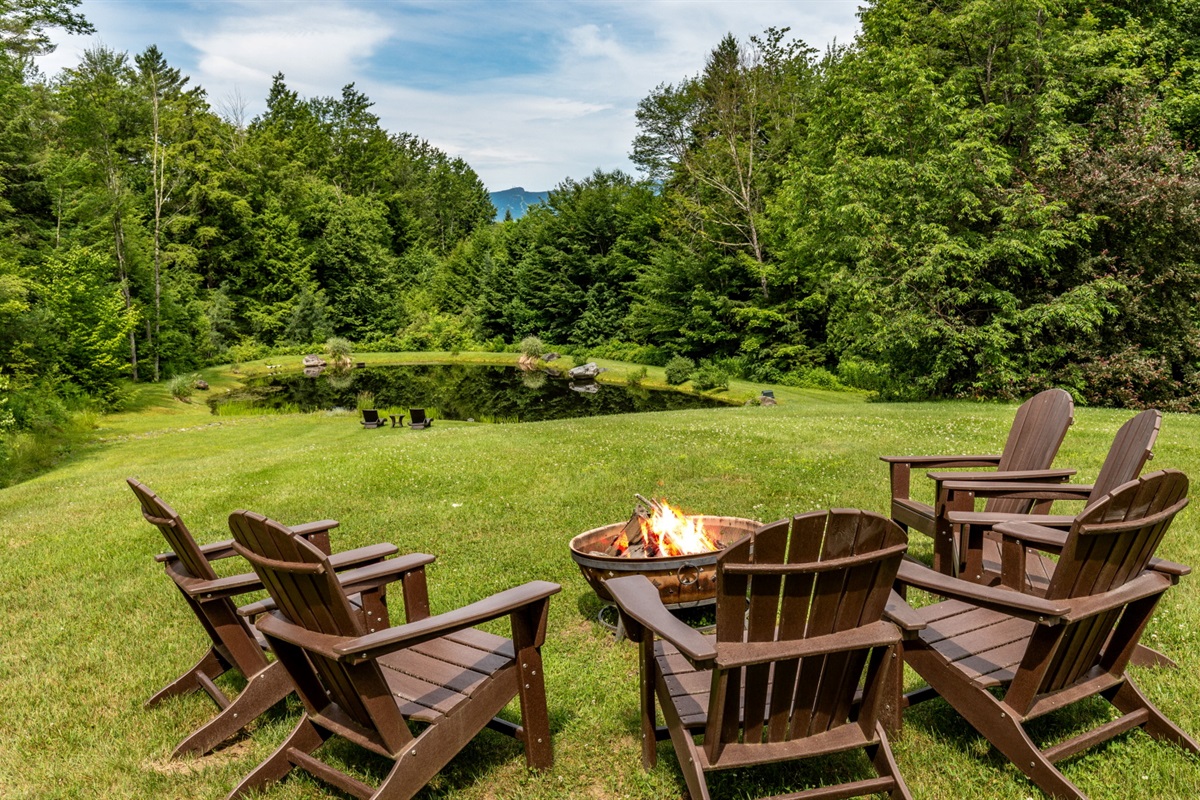 Perfect Vermont Evenings by the fire