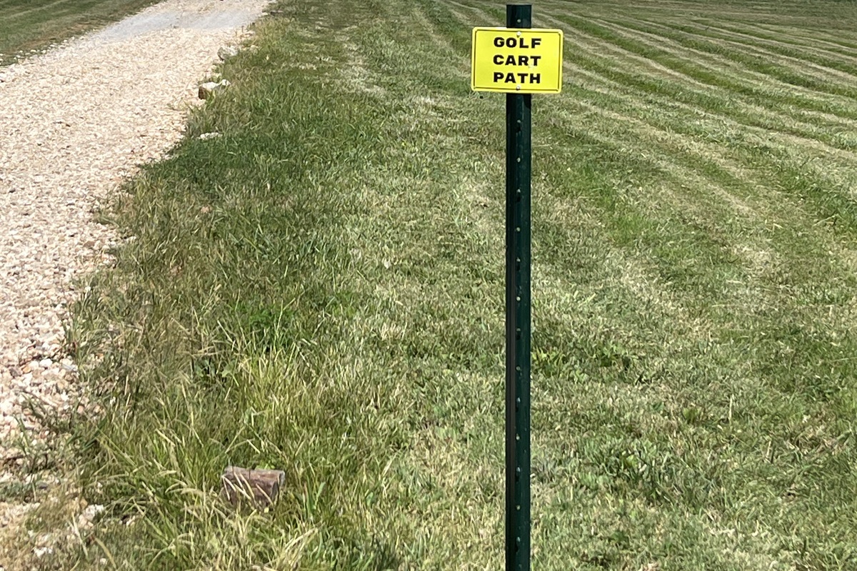 Golf Cart Path throughout the Orchard