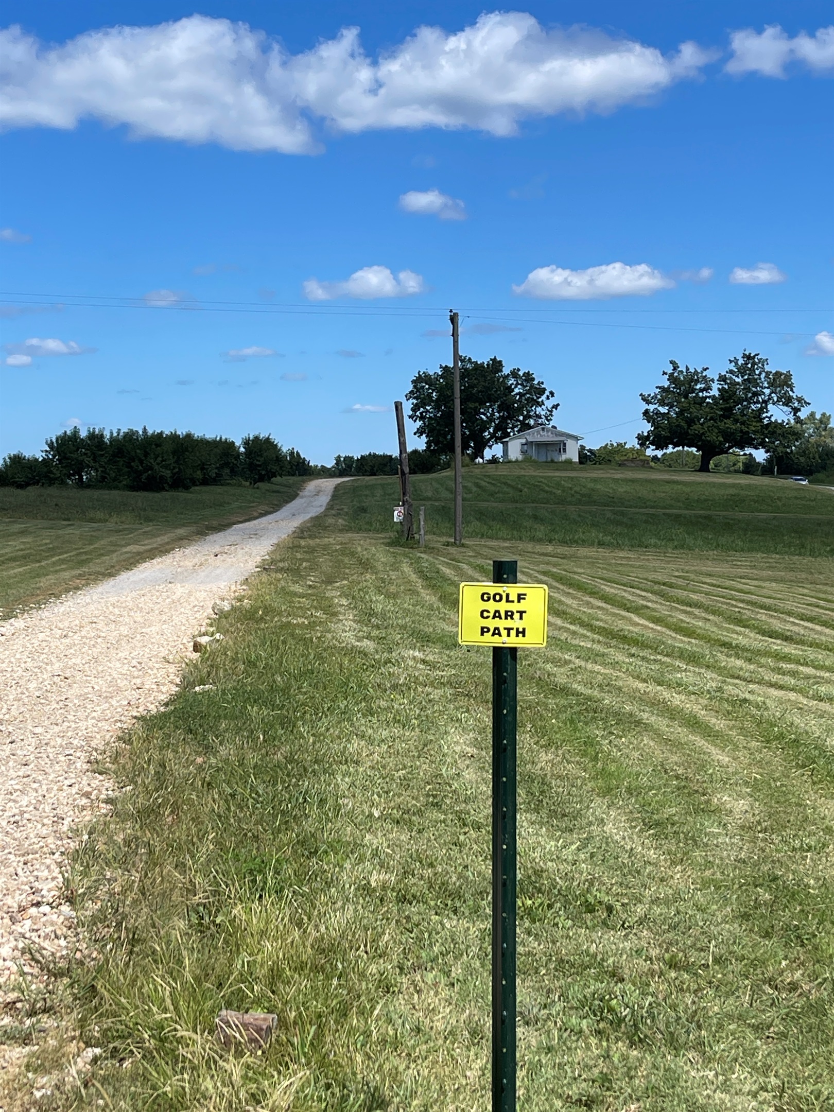 Golf Cart Path throughout the Orchard