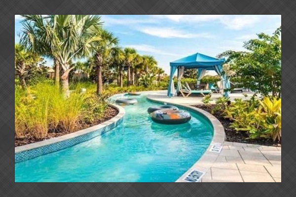 Float away on the lazy river