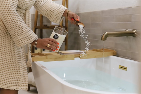 Epsom Salt Bath Bar--who gets to be the lucky one staying in Bedroom 2??