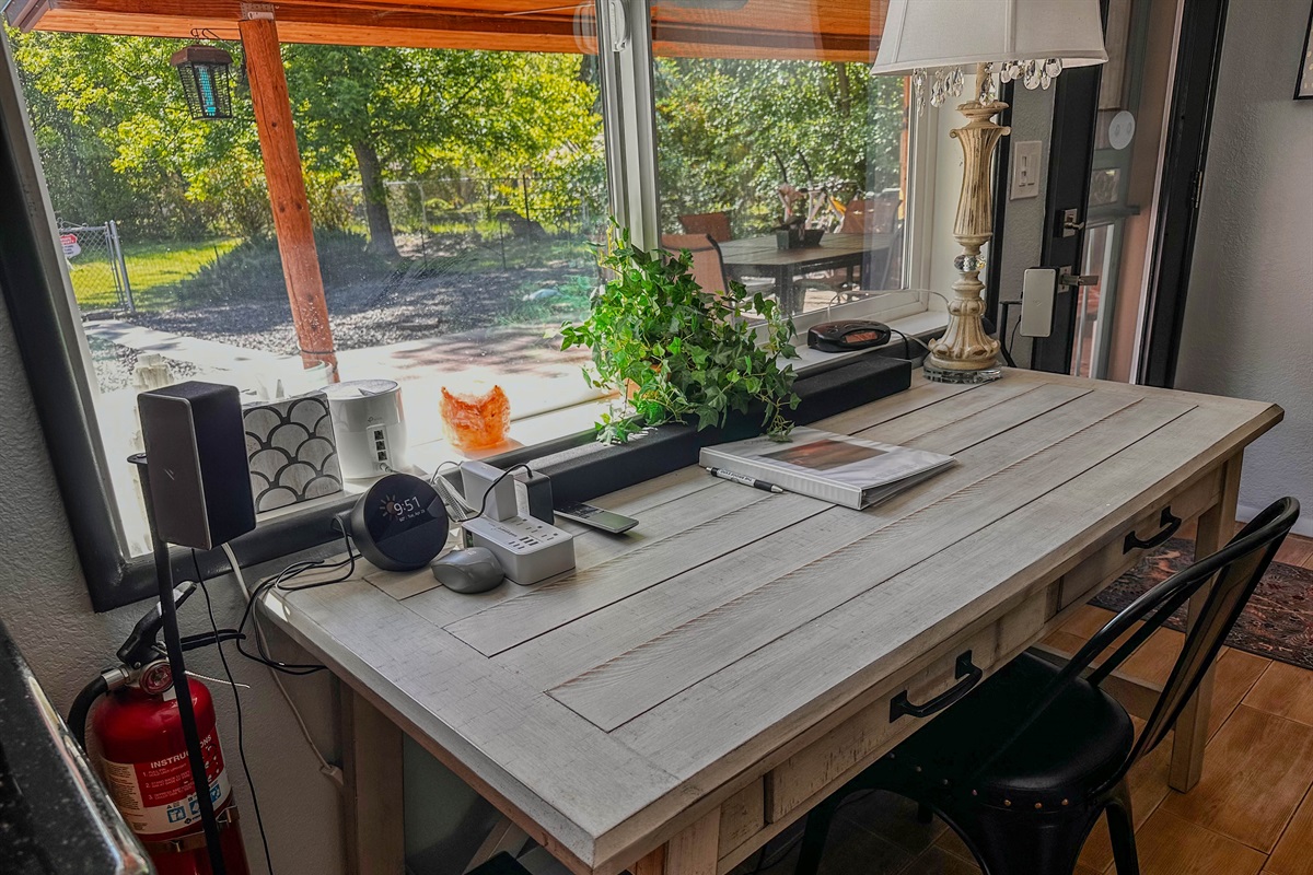 Kitchen/ computer workspace & office
