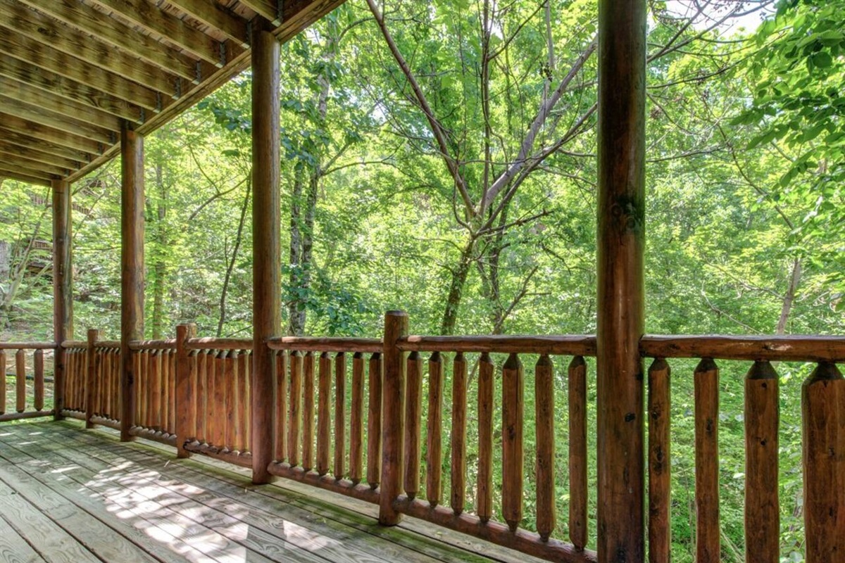 Lower level, Private deck!