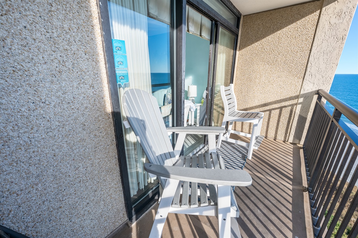 Amazing View from the Balcony!