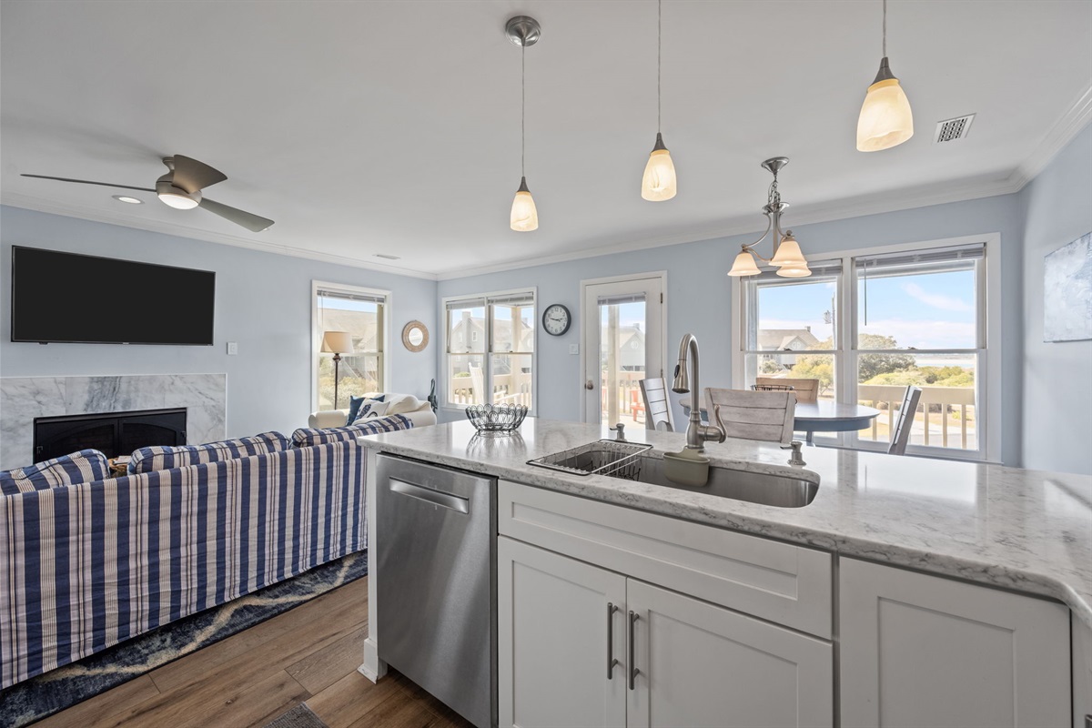 Open-concept living space - perfect for cooking, gathering, and making memories together.