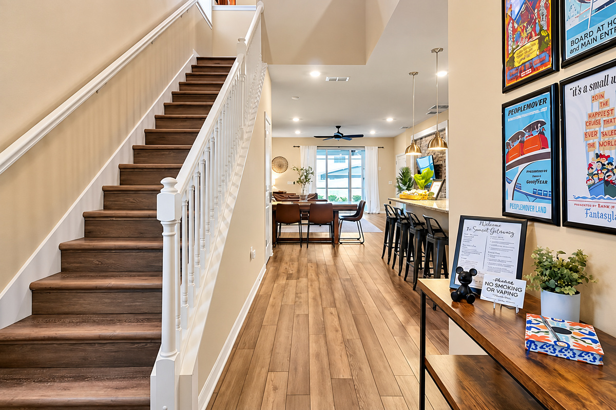 Our two-story villa, as opposed to a hotel, makes it easier for you to find some quiet space after a long day.