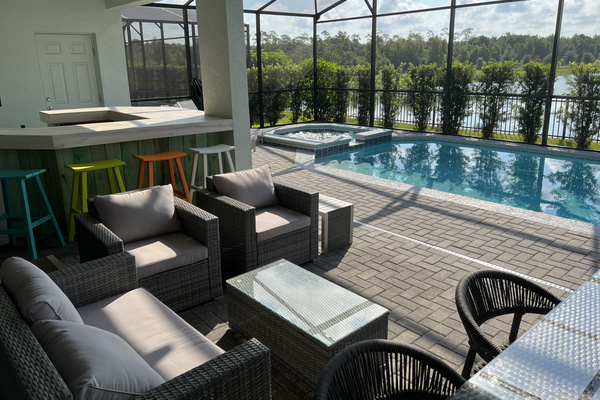 Plenty Of Seating In The Pool Area