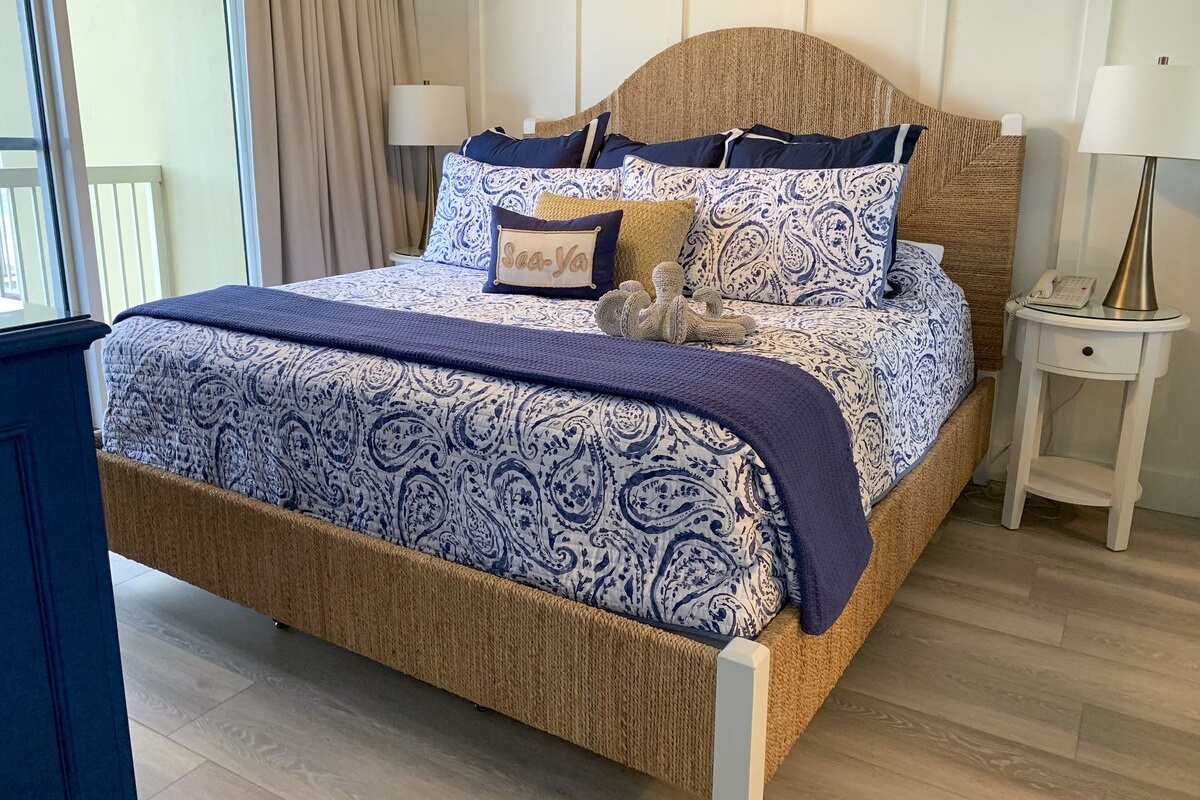 Completely remodeled master bedroom  