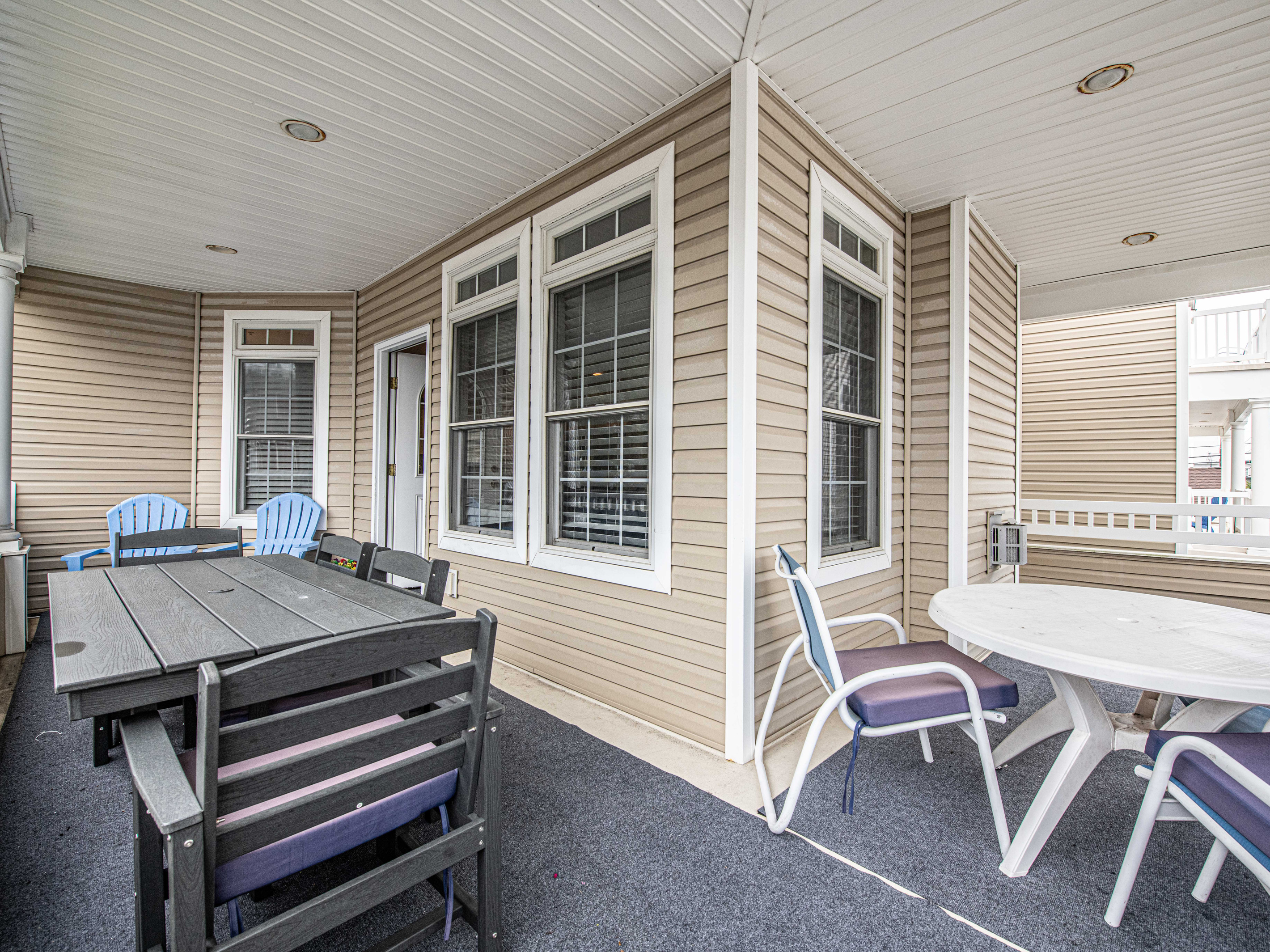 Outdoor Dining Tables and Seating Area