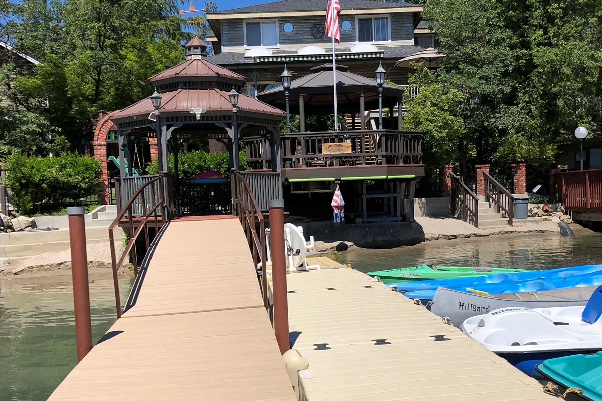 View of home from boat dock