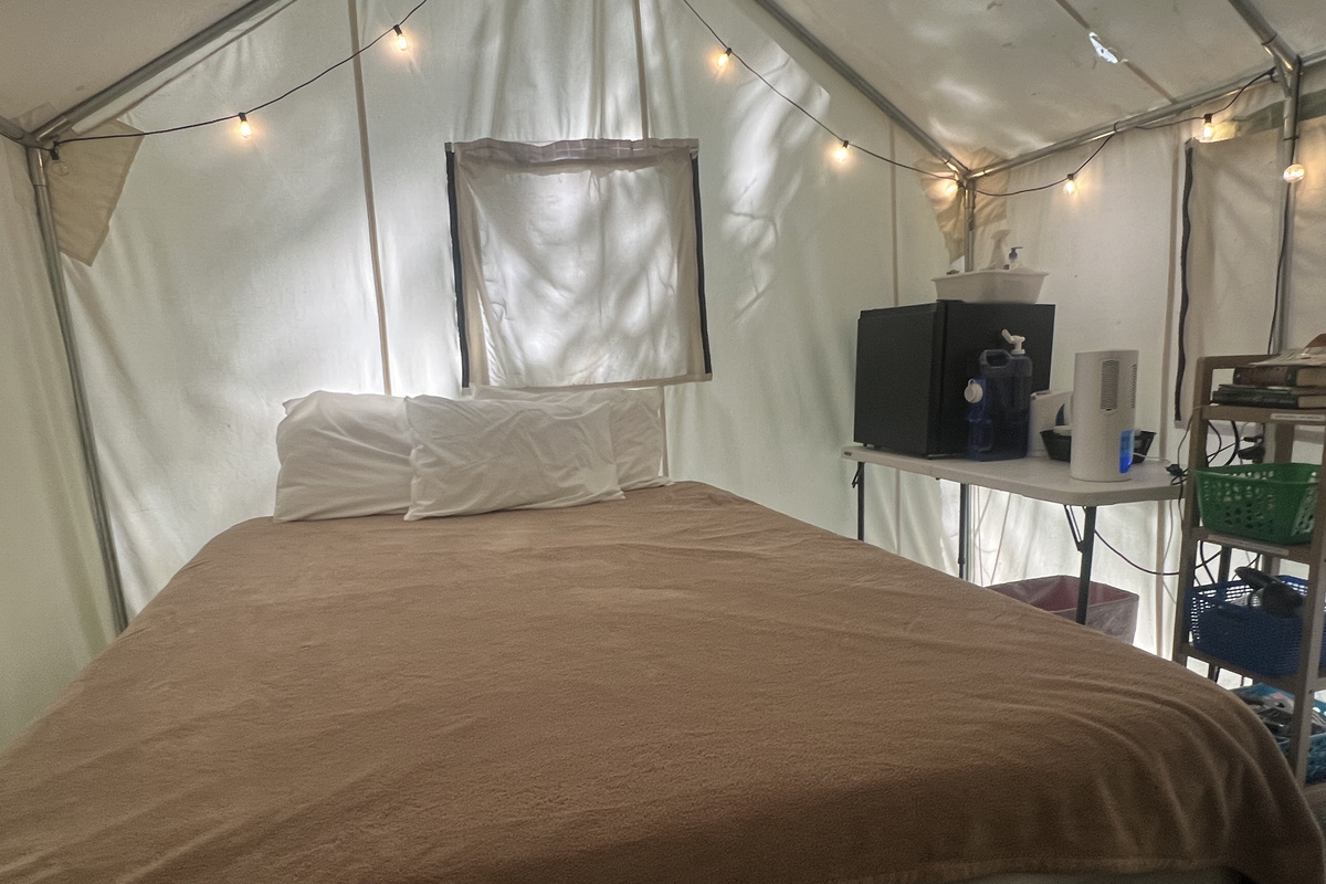 Cozy sleeping space