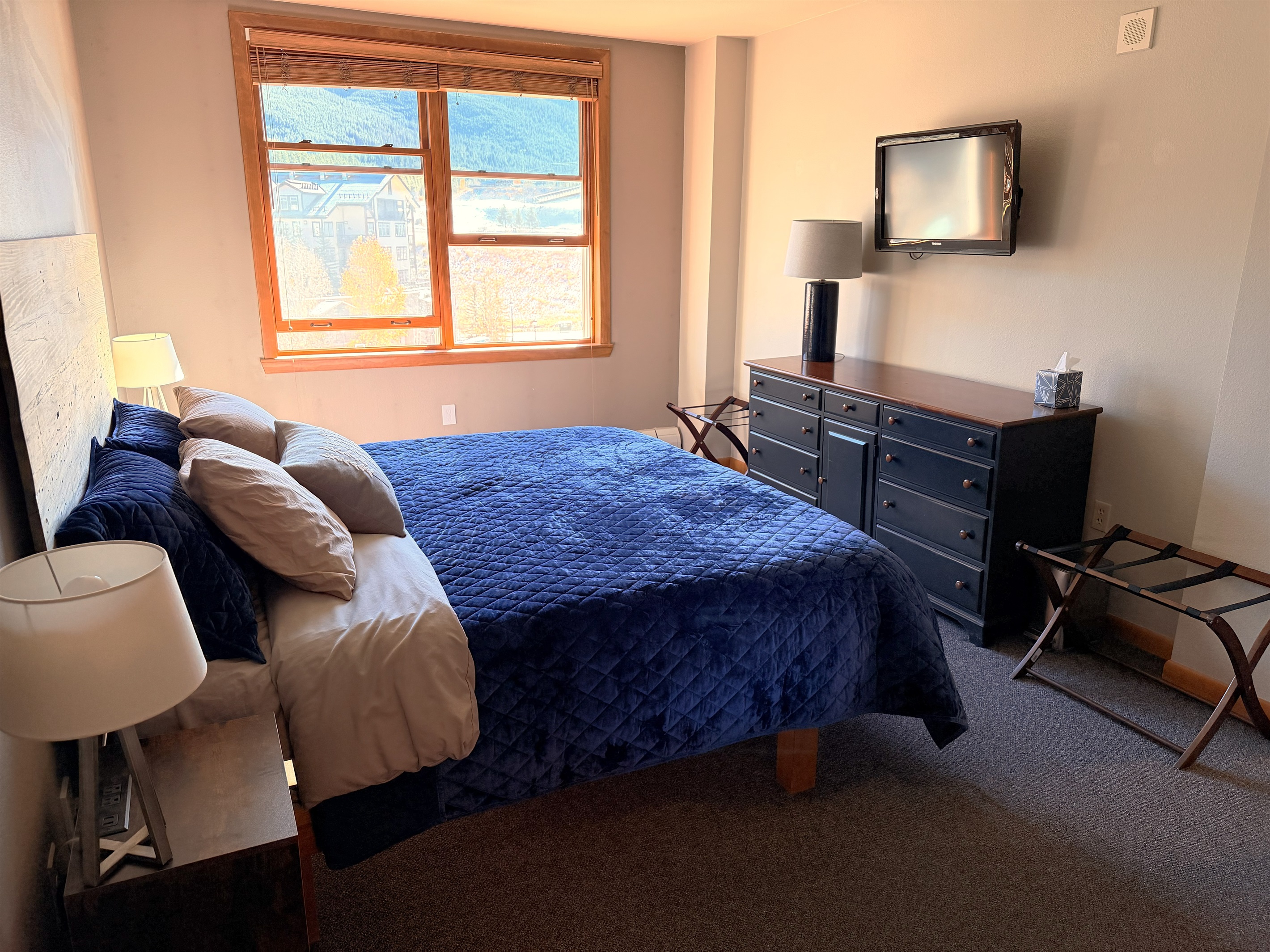 Dresser, TV and Luggage Racks