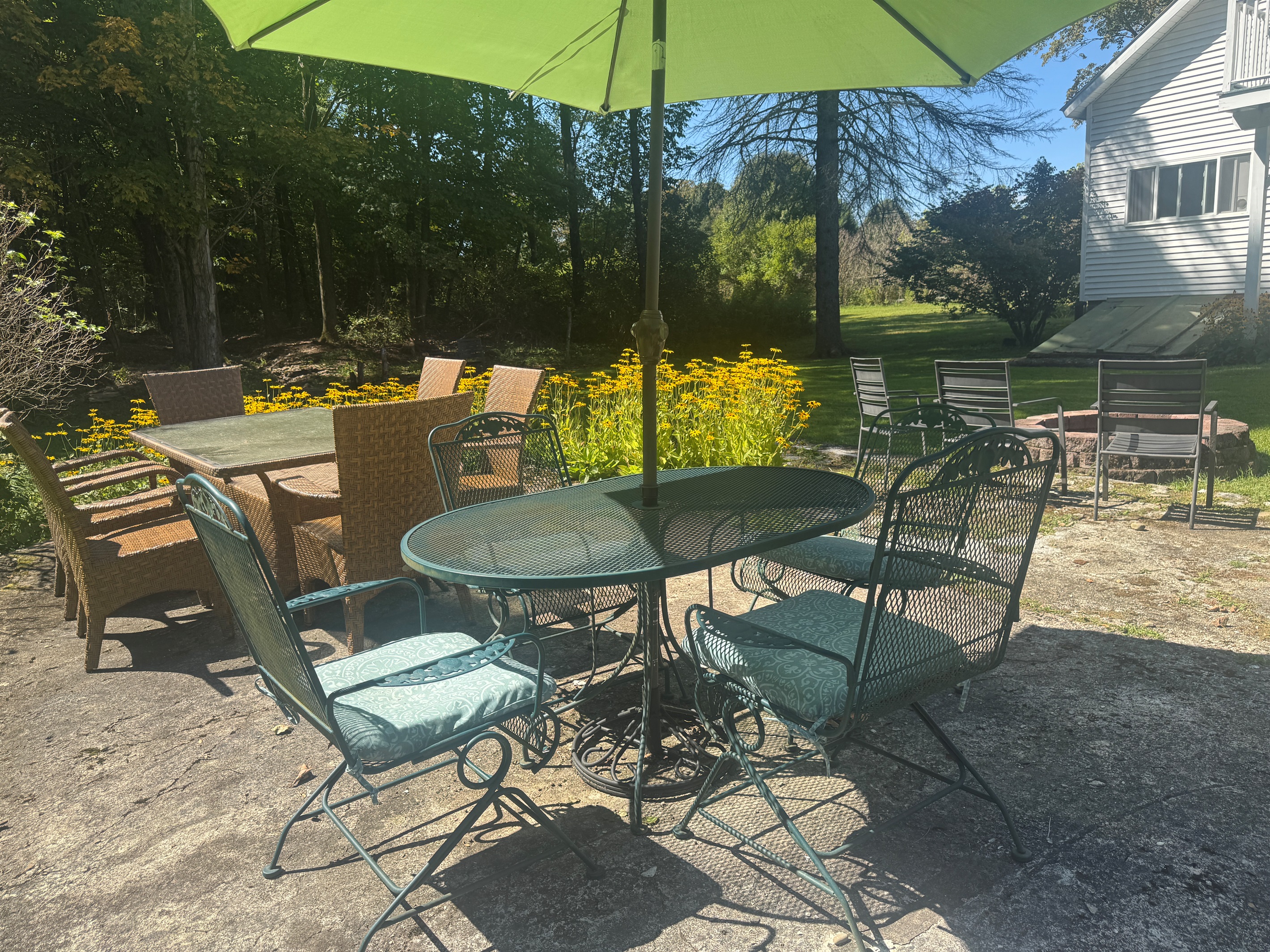 Back patio area