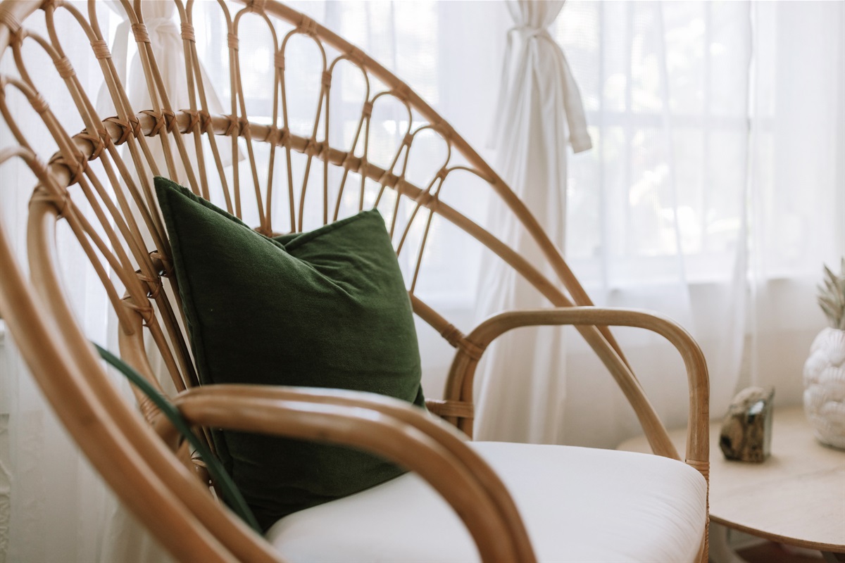 Relax in elegance, in our professionally designed living space with iconic local furniture from Circa Who.