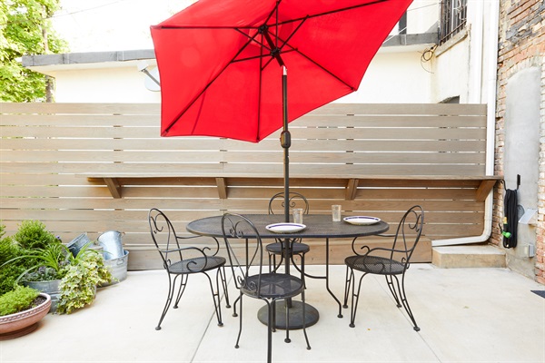 Create unforgettable memories in our beautiful private backyard garden