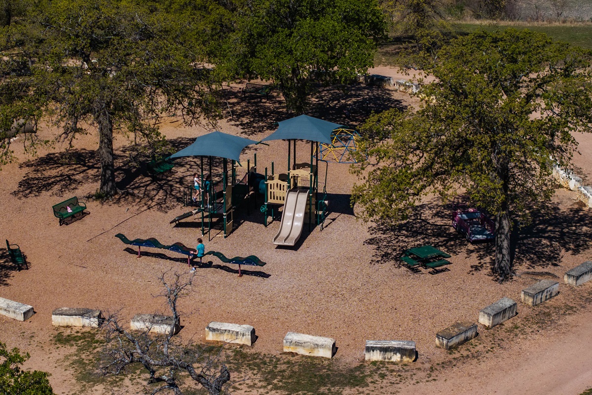 Playground in Point Ventures' private park 