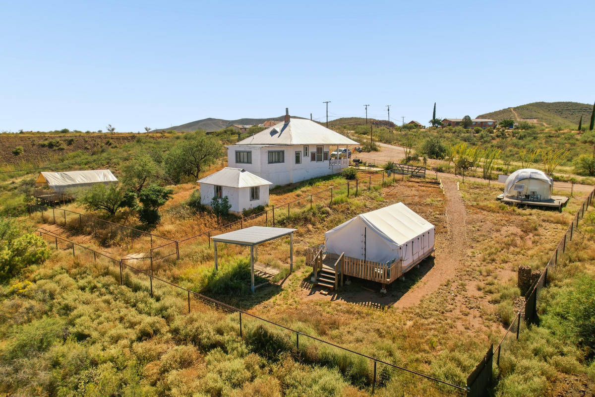 Take in the wide-open landscape surrounding your Old West getaway