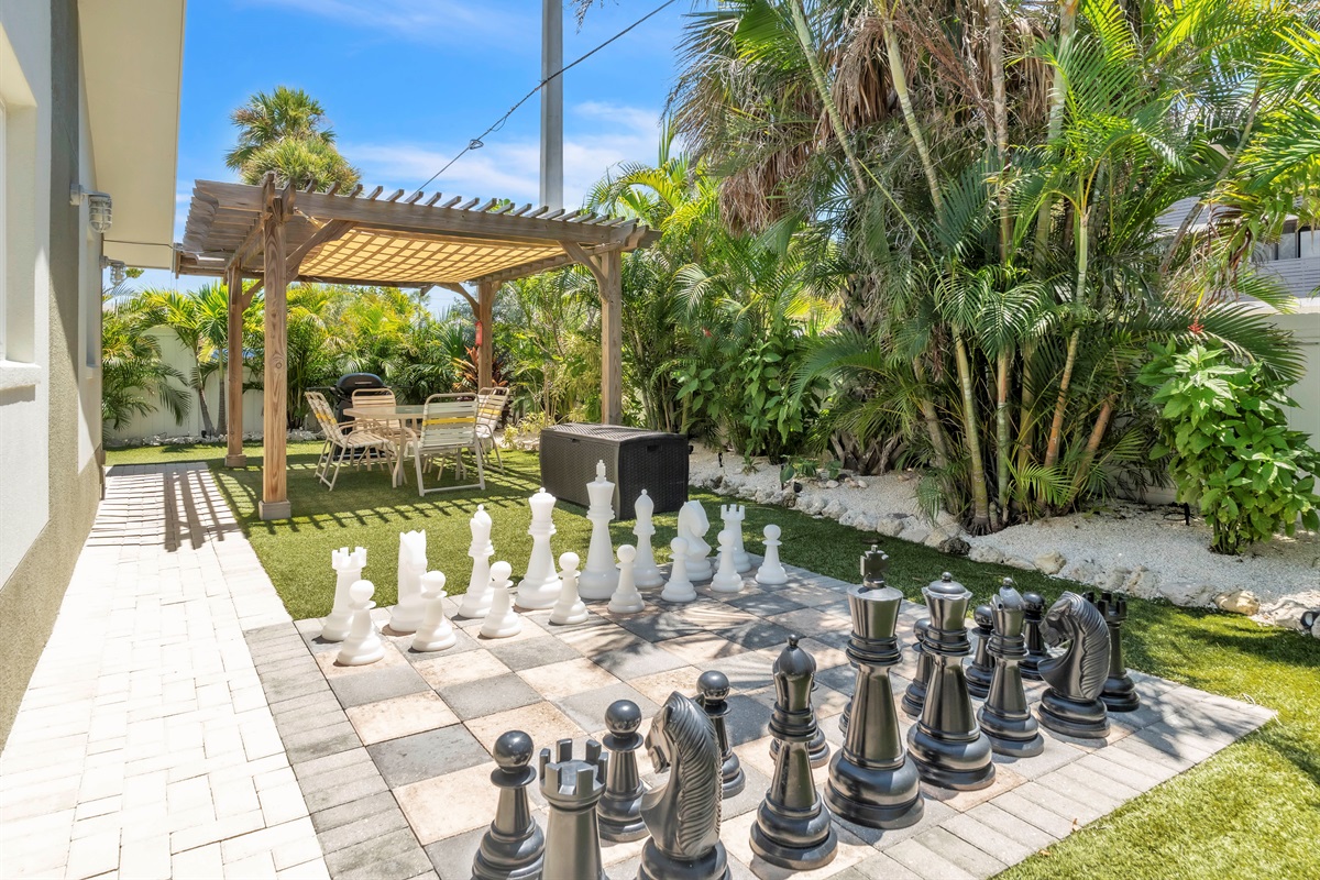 201 69th AMI Beach Home, Giant Chess