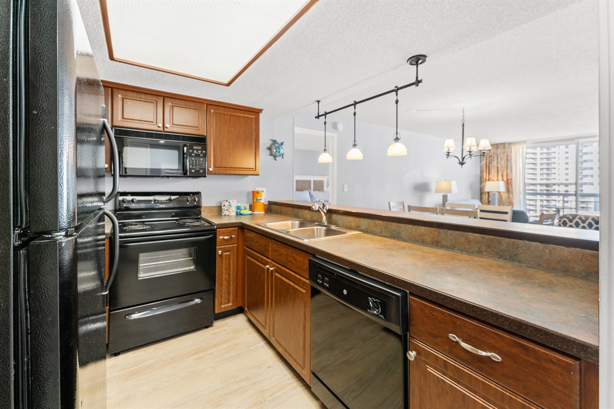 Well appointed Kitchen