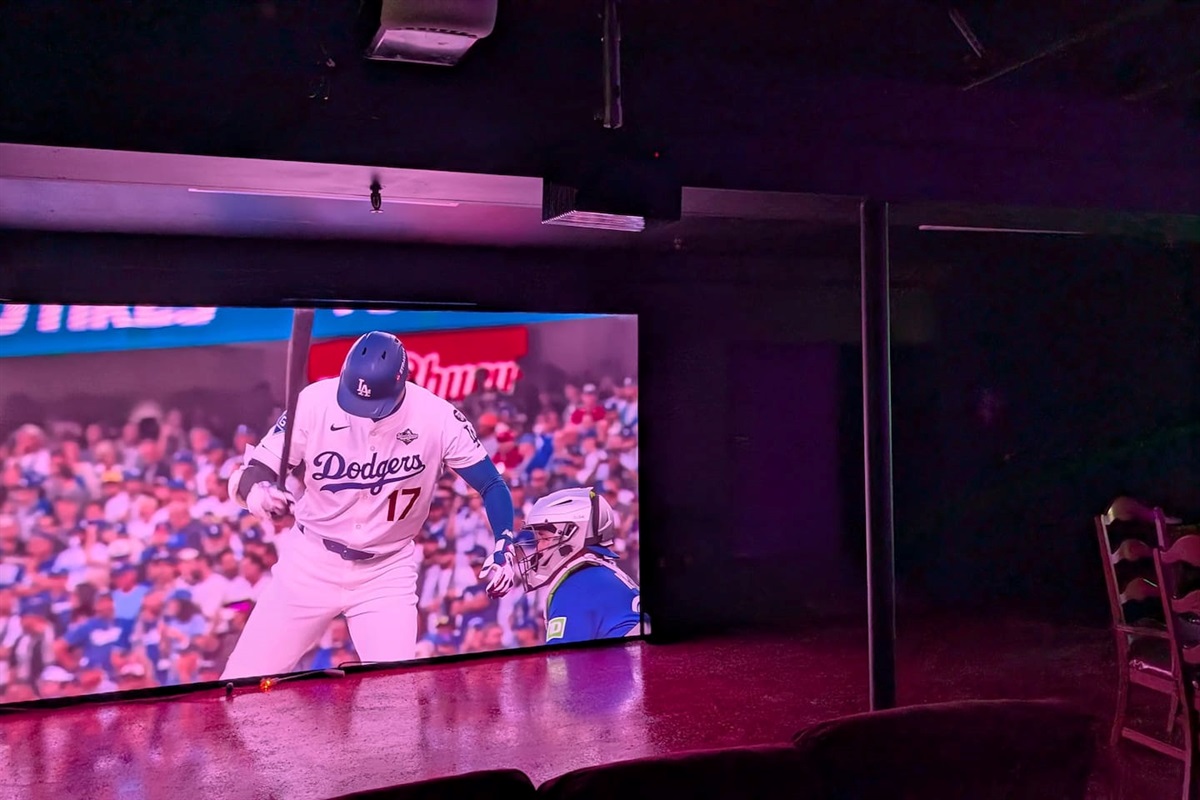 185 Inch Movie Theater with Valerian Pro Max Laser projector with Surround sound system