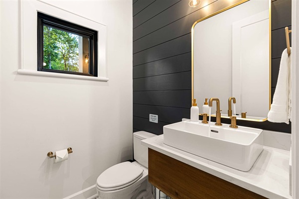 Half bath on the main level