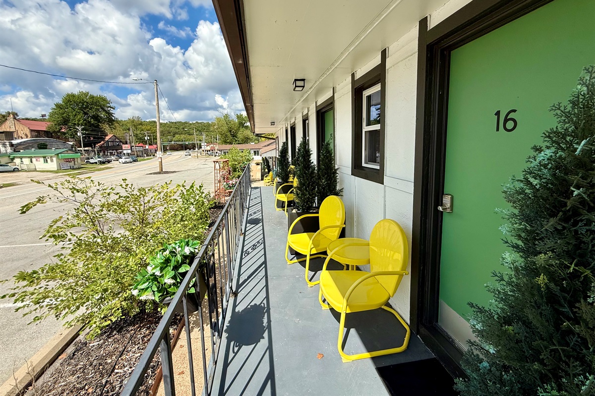 Sitting area by your room
