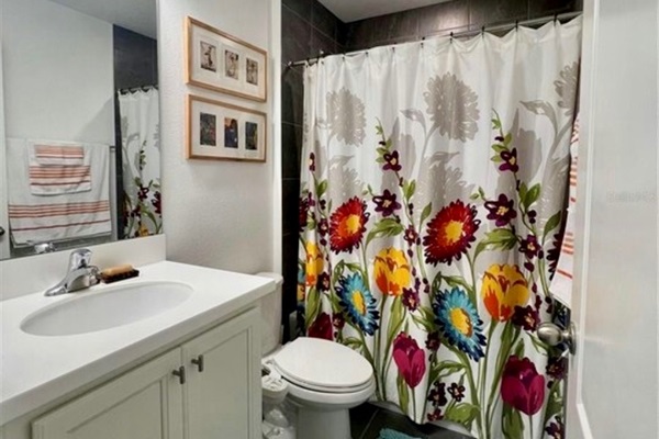 Bathroom 2 - shower/tub combo