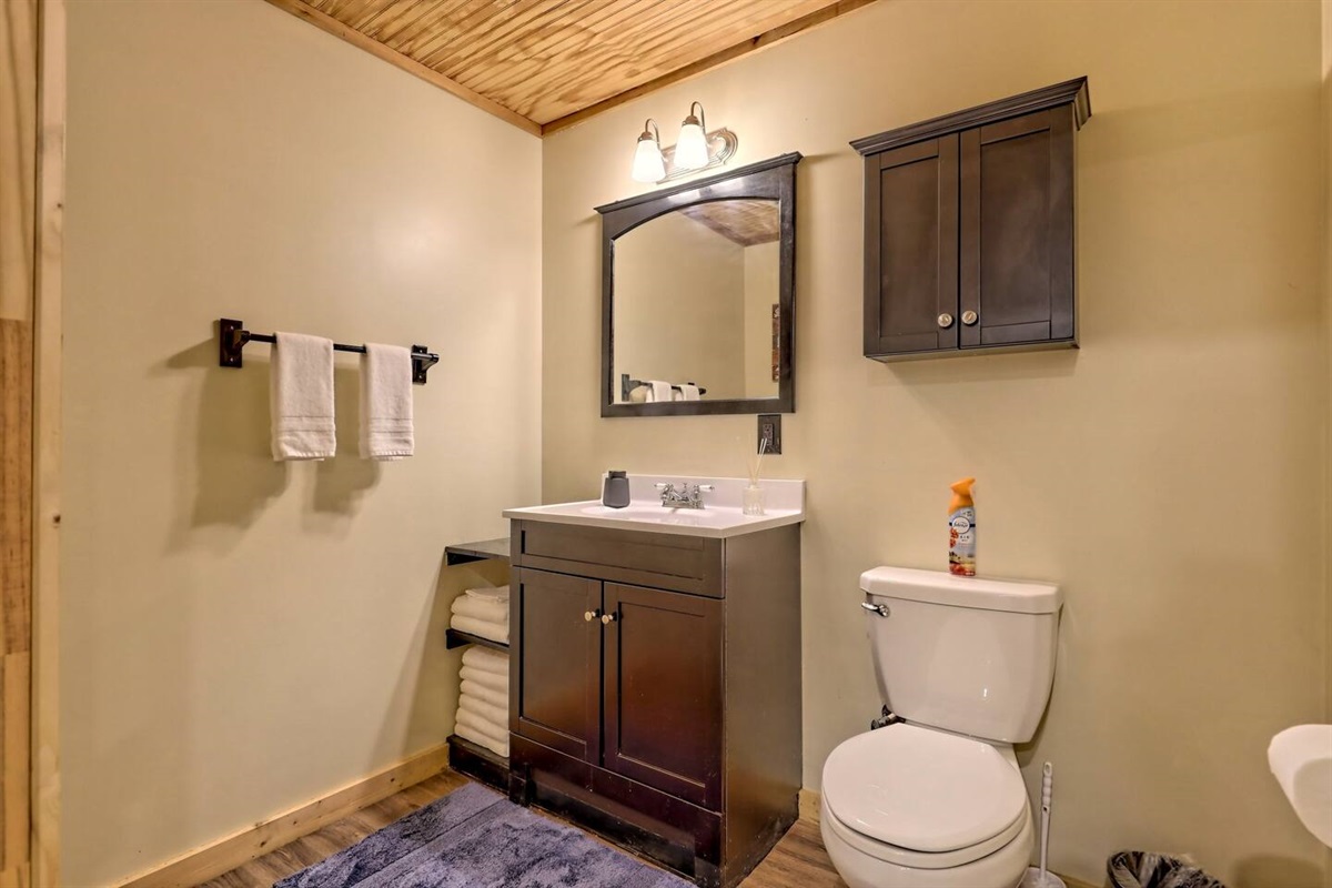 Half Bathroom in the Game Room