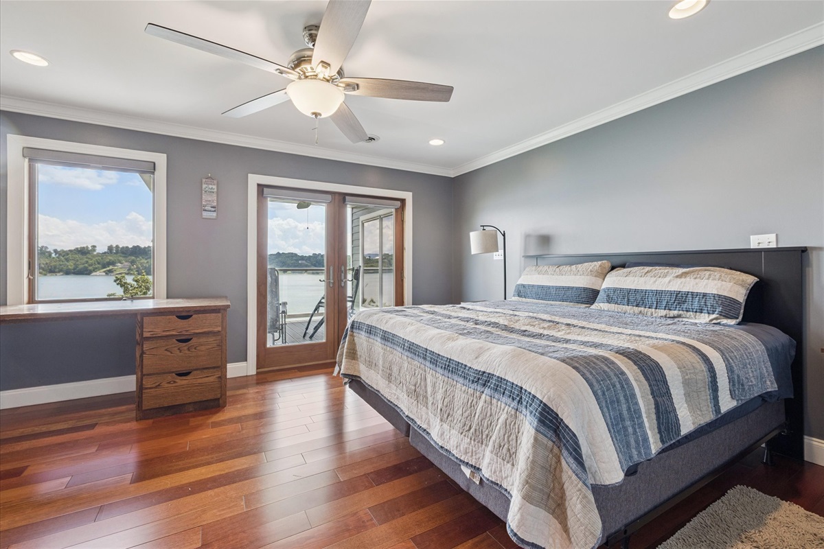 Bedroom 3 with a Private covered Deck