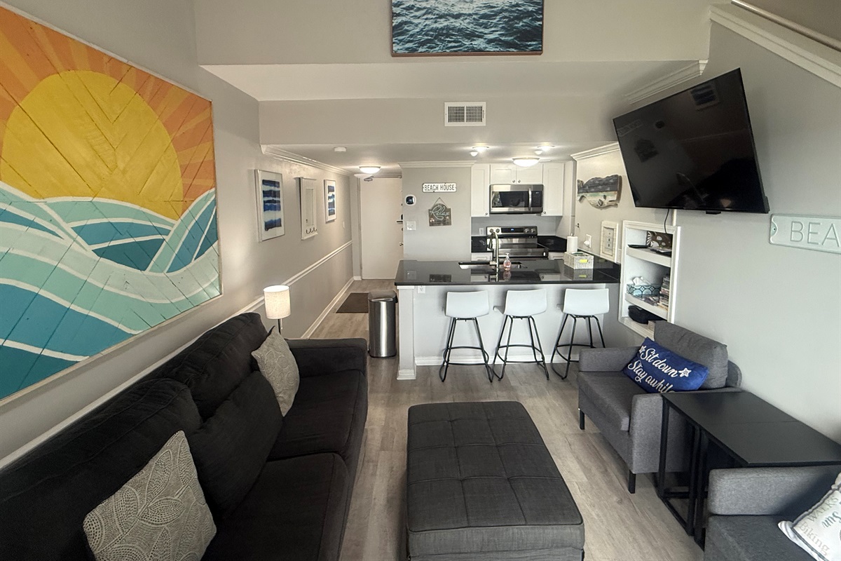 Living Room and Kitchen